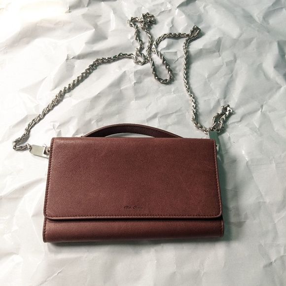 Rick Owens Handbags - 𝅺RICK Owens brown leather wallet chain new no tags